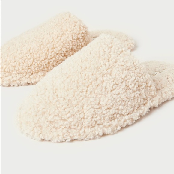 Loeffler Randall cream shearling slipper - Picture 3 of 7